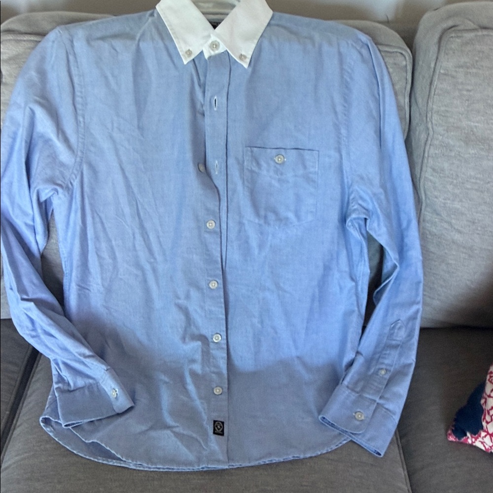 Todd Snyder Light Blue Shirt with White Collar